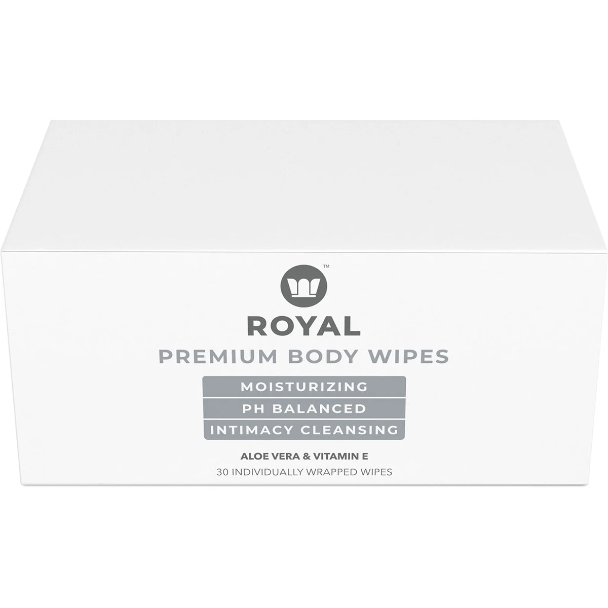 Royal Intimacy Royal Condom Intimacy Cleansing Wipes 30Ct