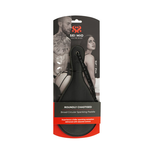 Sei Mio Roundly Chastised Broad Circular Spanking Paddle