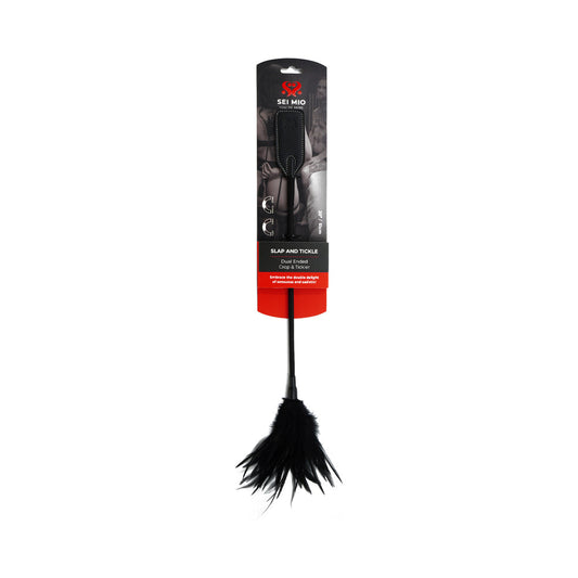 Sei Mio Slap and Tickle Dual Ended Crop and Tickler