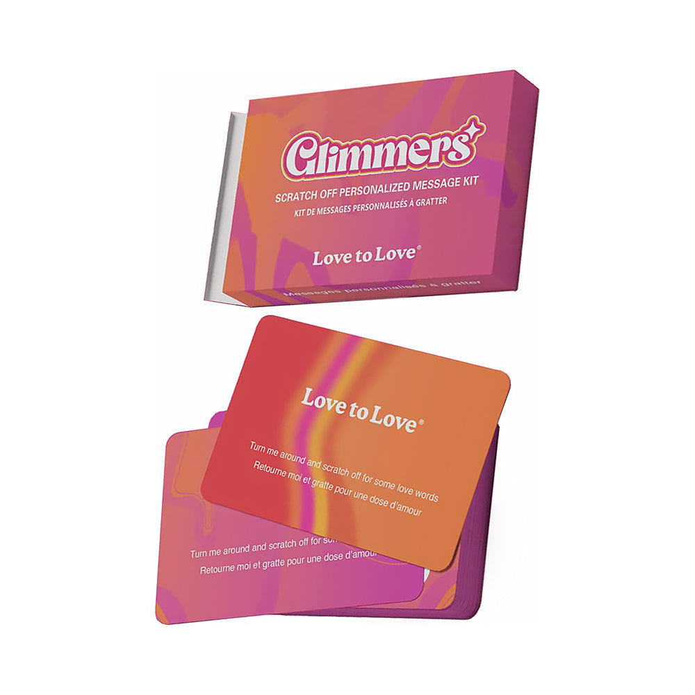Lovely Planet Love To Love Glimmers Scratch Massage Kit