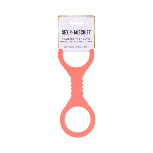 Sex & Mischief Peaches ’N CreaMe Small Silicone Cuffs