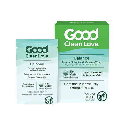 Good Clean Love Rebalance Cleansing Wipes 12 Ct.
