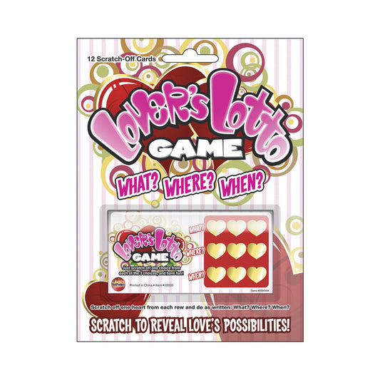 Hott Products Lovers Lotto Game Scratch & Play Sex Game