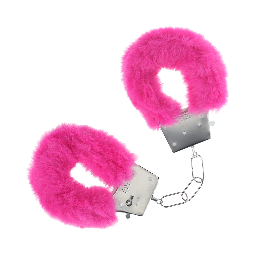 Ouch! Classic Fluffy Handcuffs Purple