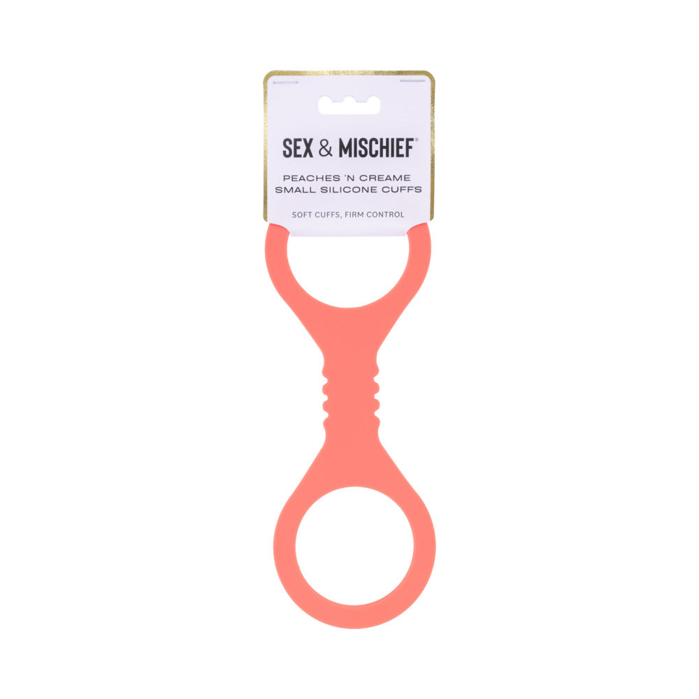 Sex & Mischief Peaches ’N CreaMe Small Silicone Cuffs