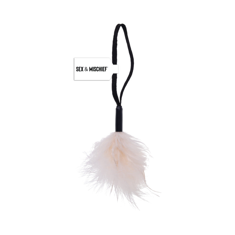 Sex & Mischief Peaches'N CreaMe Wrist Feather Tickler