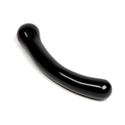 Dame Products Chakrubs Xaga Curve Obsidian Wand