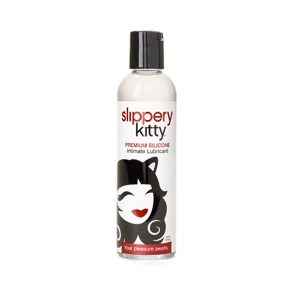 Tickle Kitty Slippery Kitty Silicone Lubricant 4 oz.