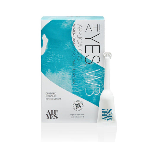 AH! YES Ah! Water-Based Lubricant .17 oz 6Pk